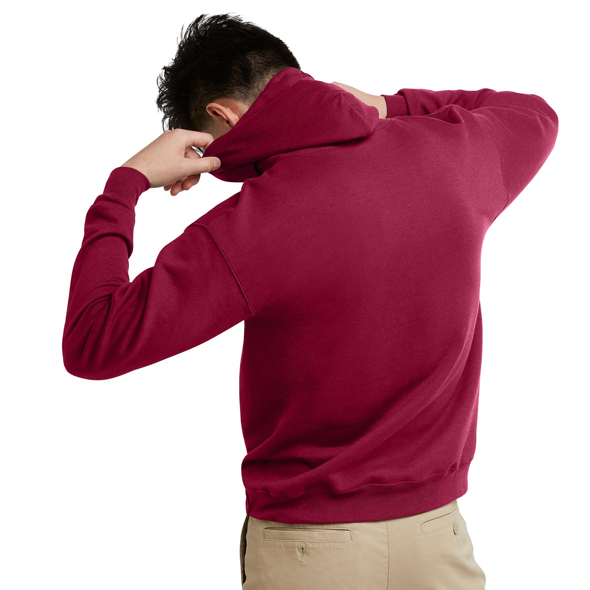 Hanes EcoSmart Hoodie, Midweight Fleece, Pullover Hooded Sweatshirt for Men