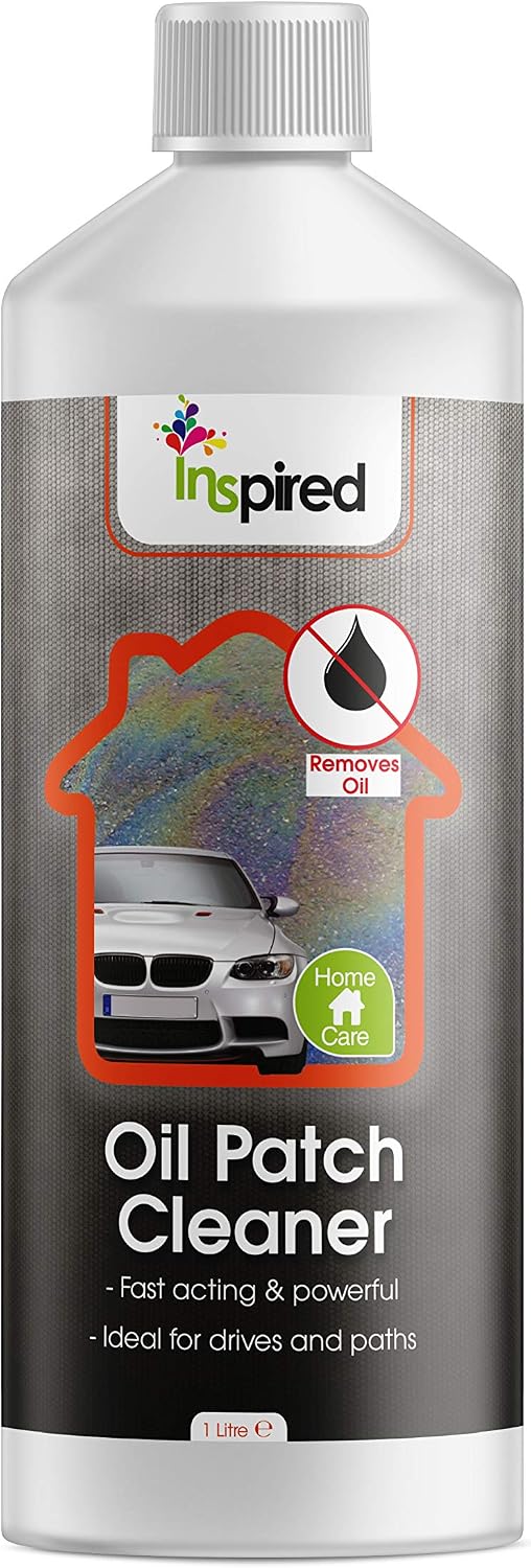 Inspired - Oil & Tar Patch Remover - for Garage Driveway, Engine- 1 Litre, Clear, 1 l (Pack of 1)