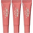 Cay Skin Isle Lip Balm SPF 30 – High Shine, Hydrating, Non-Sticky Lip Gloss in Vanilla Brown Sugar Flavor – Formulated with Natural Ingredients for All Skin Tones – 3-Pack, Nude Ting