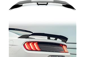 KUAFU Trunk Spoiler Compatible with 2015-2023 Ford Mustang GT500 GT350 V6/V8/Shelby/GT/EcoBoost 2 Door Coupe Models, Rear Wing Gloss Black