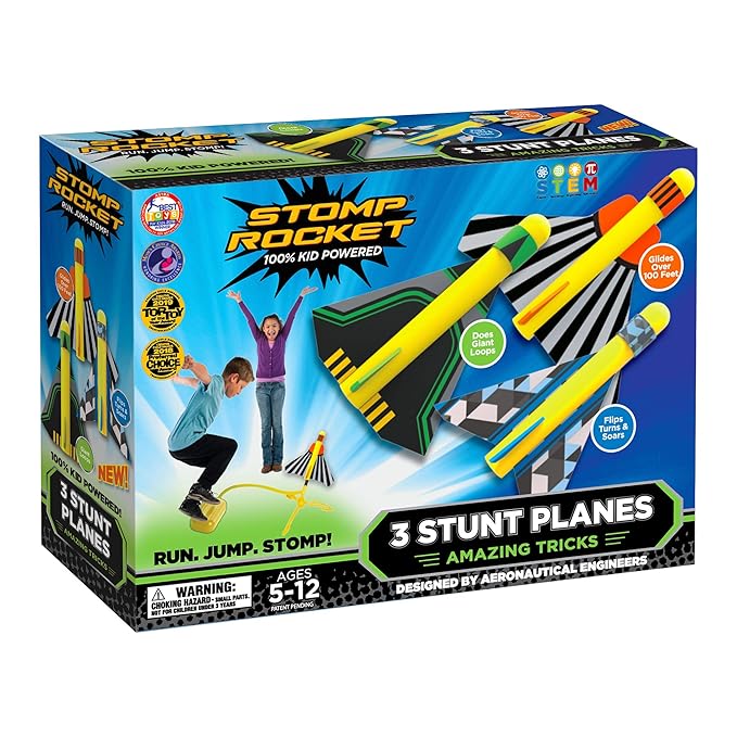 stomp rocket stunt planes