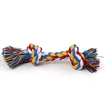 Futurekart Cotton Durable Chew Rope Toy for Small to Medium Dogs (Multicolour)