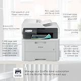 Brother MFC-L3740CDWE All-in-One Colour Wireless LED Printer UK Plug view 2