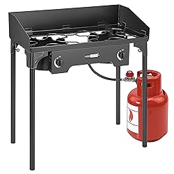 VIVOHOME 150,000 BTU Double Burner Propane