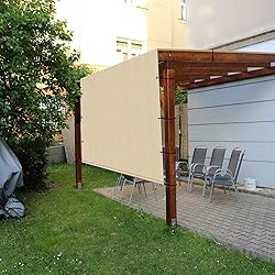 E&K Sunrise 9'Wx18'L Pergola Shade Cover with