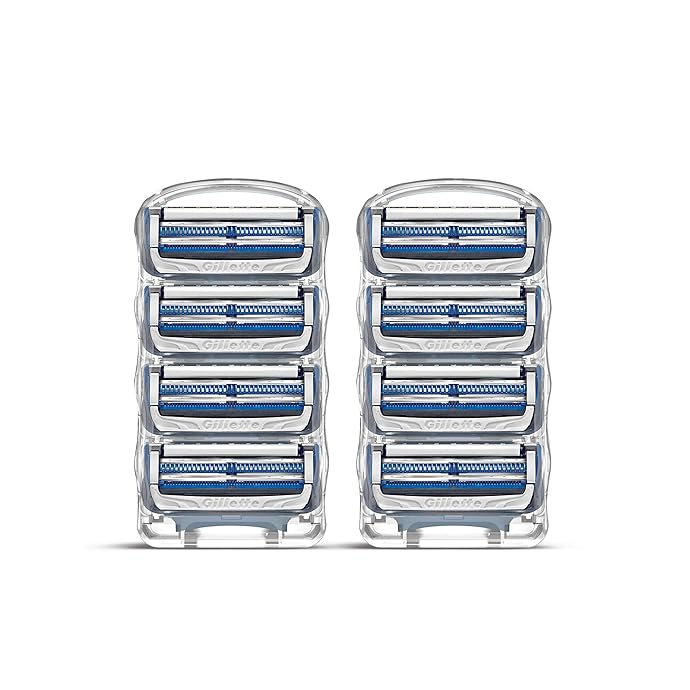 金盒特价 Gillette 吉列 SKIN 云感 剃须刀头 8个装 7.1折.99 海淘转运到手￥125 S&S订购可再优惠5%