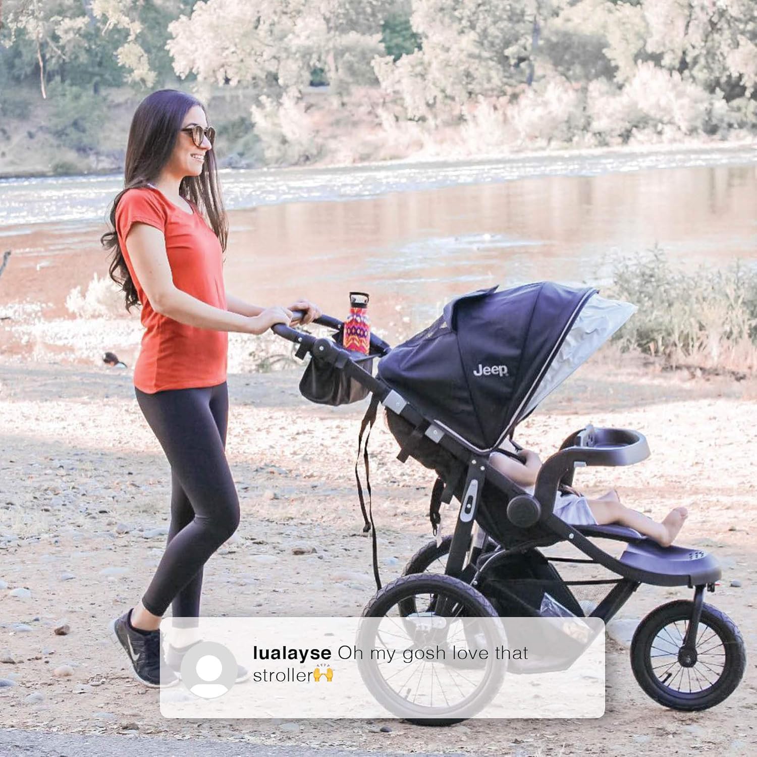 Jeep Hydro Sport Plus Jogger by Delta Children, Black; Includes Car Seat Adapter : Baby