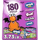 Nerds Core Winners Halloween Candy Variety Bag, Trick or Treat, 180 Ct, 61.73 oz