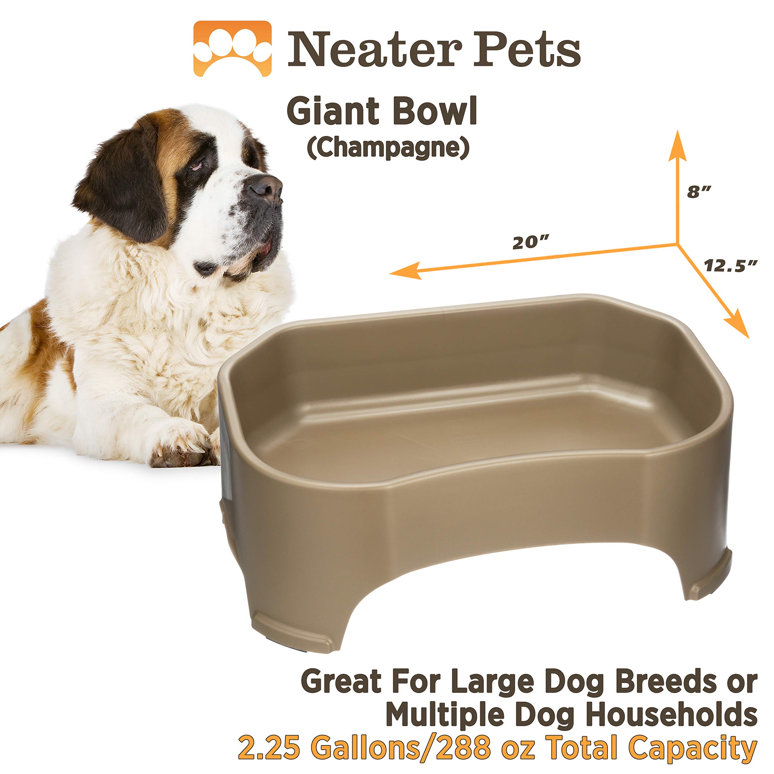 Basic Bowls Cats Basic Bowls Neater Feeder Deluxe With Leg