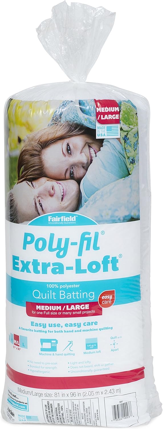 PolyFil X81B ExtraLoft Batting 81Inch X 96Inch White Amazon.ca