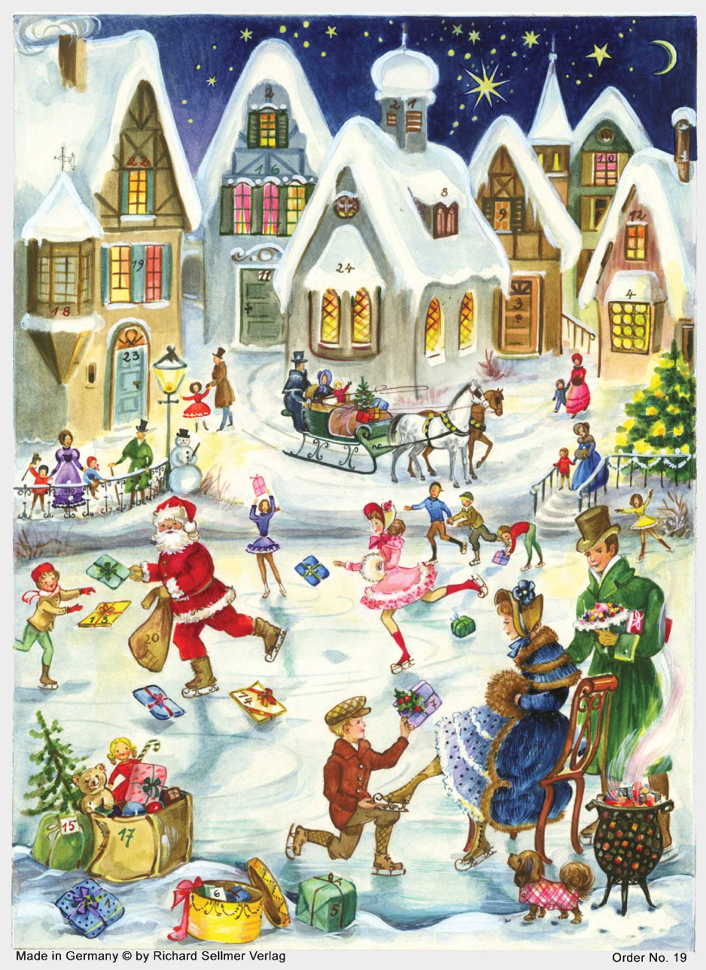 Advent Calendar "Happy Ice Skating"