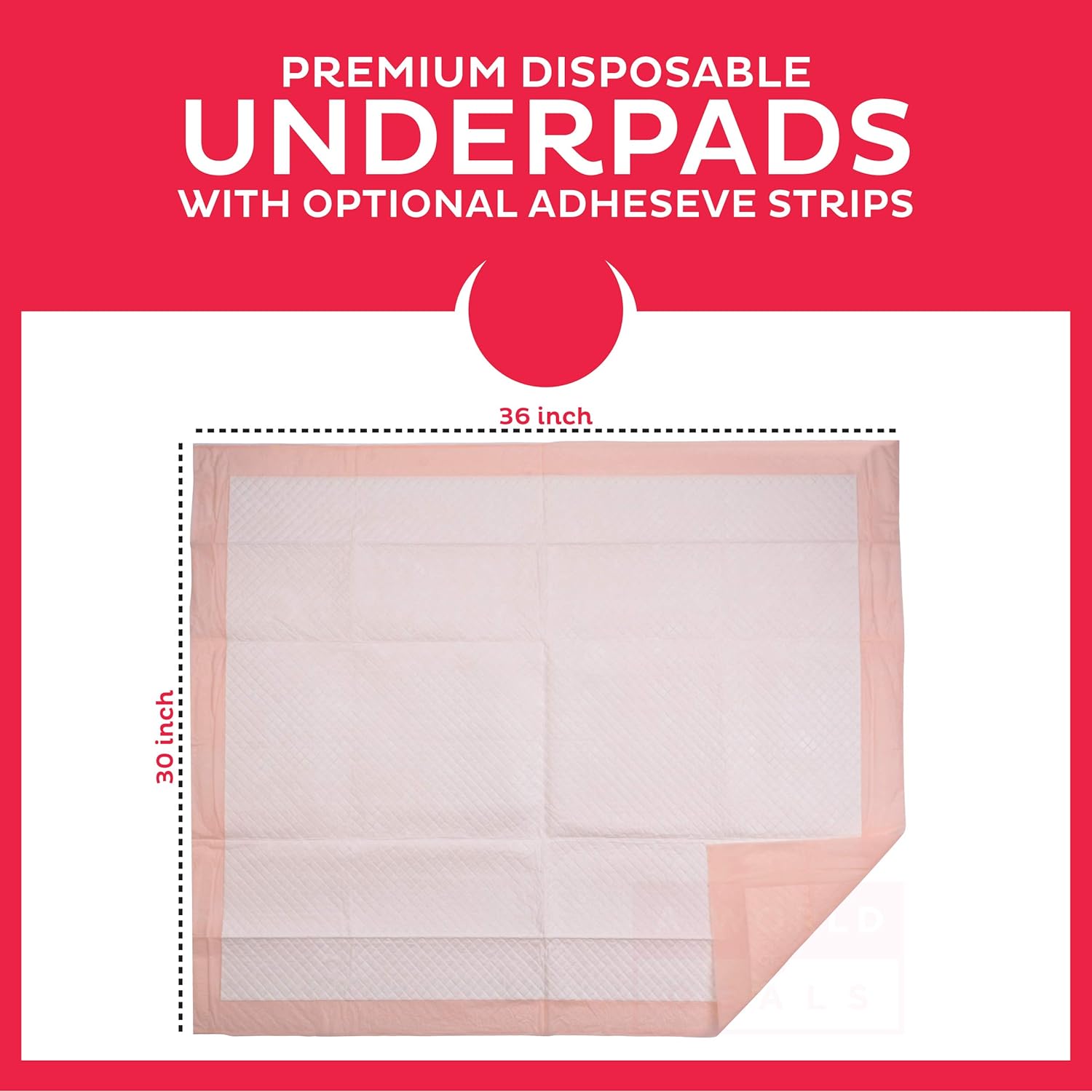 Premium Disposable Underpads 30”x36” (Packed 4x25 Case) Ultra Absorbent Chux Incontinence Bed Pads, Pet Training Pads X-Large 100/Case: Industrial & Scientific