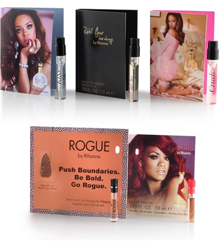 Amazon.com : 5 Rihana perfume samples for women: Crush, Reb'l