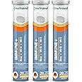nutrazul Immune+ Effervescent Tablets | Vitamin C and Zinc with Vitamin E | 60 Tablets | Immune Support for Adults & Kids | Ideal for Flu Season Protection | Passion Fruit Flavor