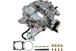 THUNDERMINGO Rochester Quadrajet Carburetor Electric Choke New 4 Barrel Quadrajet Carburetor 1904R 1906R Fits for Chevy 305 350 Chevrolet 4BBL Carb c.i Engine V8 750 CFM 4MV GM Cadillac 1980-1989 Vacuum Secondary