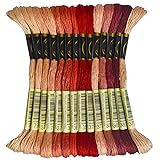 Premium Rainbow Color Embroidery Floss - Cross