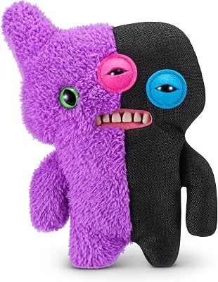 Misfit Monsters Serie 1 da 23 cm di ZURU, peluche Funny Ugly Monster (Reekalien - Purple & Black)