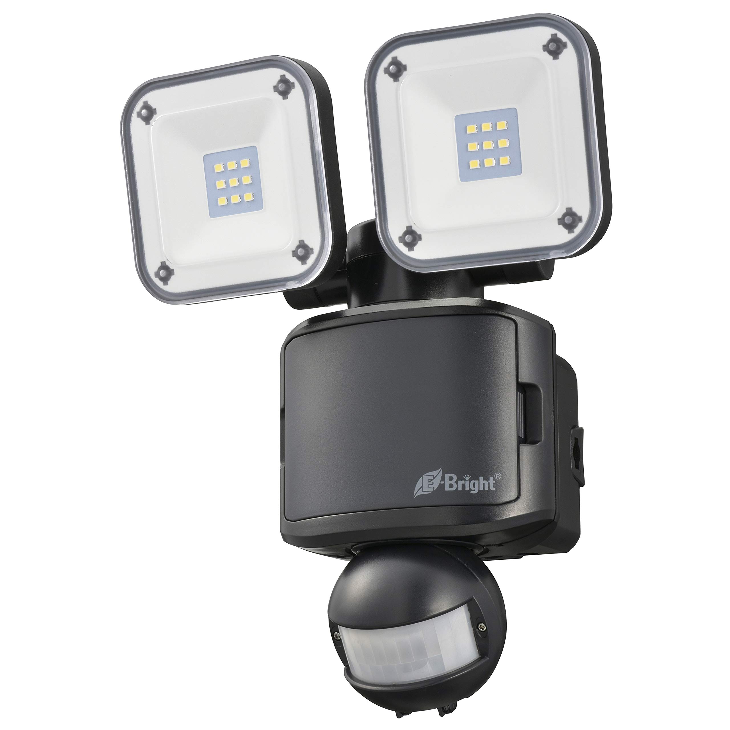 オーム電機 E-Bright LEDセンサーライト 乾電池式 2灯 LS-B285A19-K 06-4239 OHM商品画像