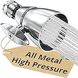 ALL METAL 2 Inch High Pressure Shower Heads - CHROME – Industry Max 2.5 GPM Shower Heads High Pressure - High Flow Shower Hea
