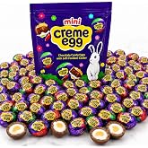 Cudbur,yMilk Chocolate Creme Mini Eggs Candy 45 pcs (5 Bags of 2.8 oz) Chocolate Candy Eggs with Soft Fondant Center