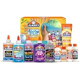 Elmer's Color Rush Slime Kit, Includes Liquid Glue, Activator, Makes Color Changing, Glow in The Dark, Butter Slime and More, 10 Piece Kit - Perfect for Birthday Parties, Gift Idea, Kids Activity