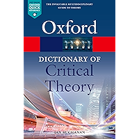 A Dictionary of Critical Theory (Oxford Quick Reference) book cover