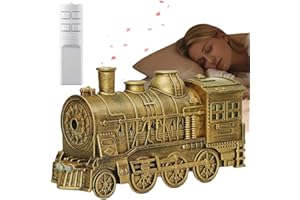 Christmas Train Diffusers for Essential Oils, Train Humidifier, Dual Mist Outlets, 300ml Capacity, Cool Mist Steam Aroma Diff