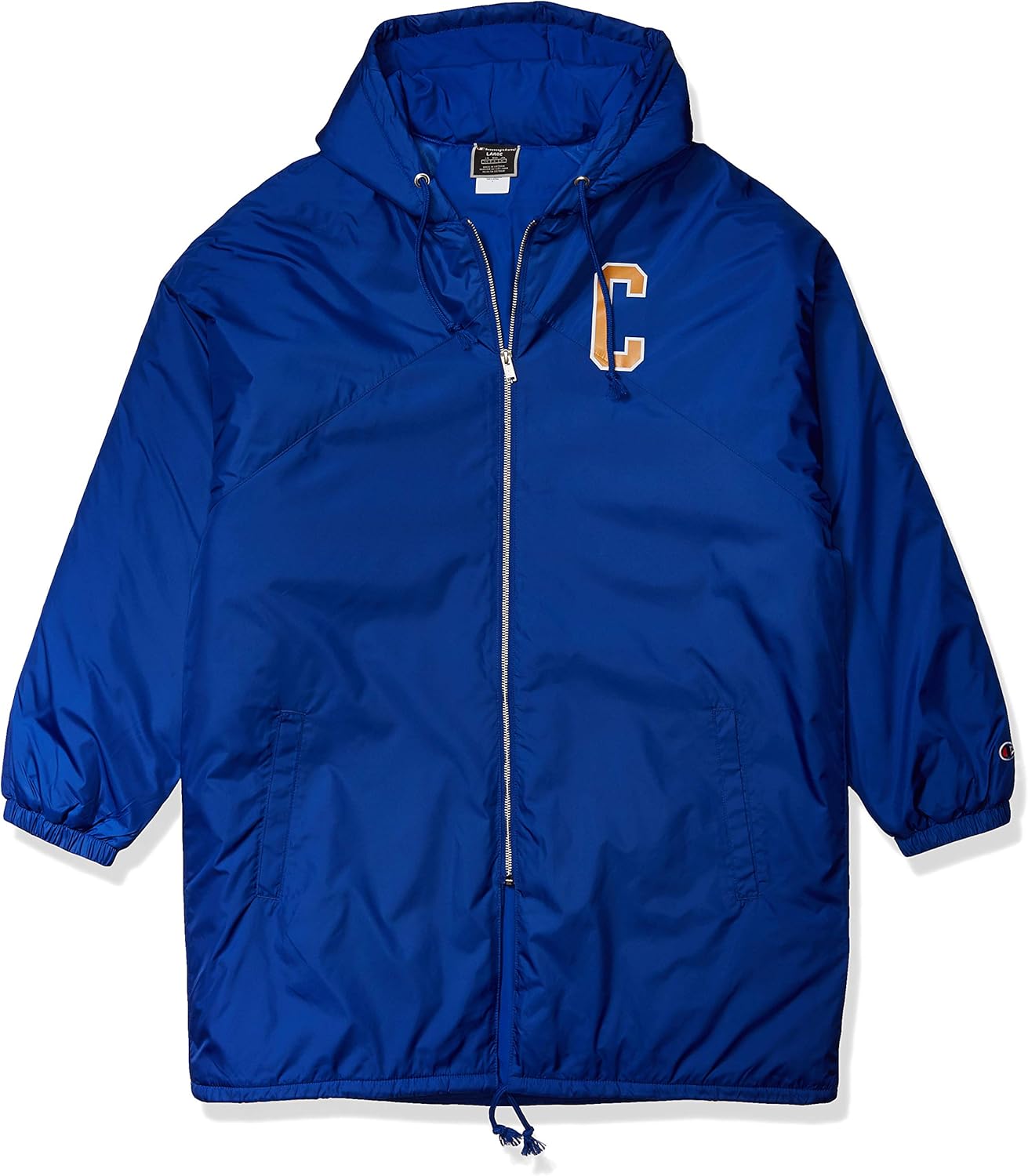 Champion LIFE Men's Sideline Jacket-Block Champion Arch ON Back: Clothing
