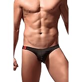Newsywell Men's Low Rise Briefs Breathable Bikini Soft Stretchy Underwear