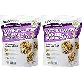 2 Pack InnoFoods Coconut Clusters with Organic Super Seeds (Pumpkin; Sunflower & Chia Seeds)