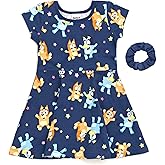Bluey Bingo Skater Dress and Scrunchie Infant to Big Kid