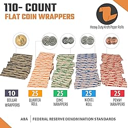 Coin Counters & Coin Sorters Tubes Set of 5