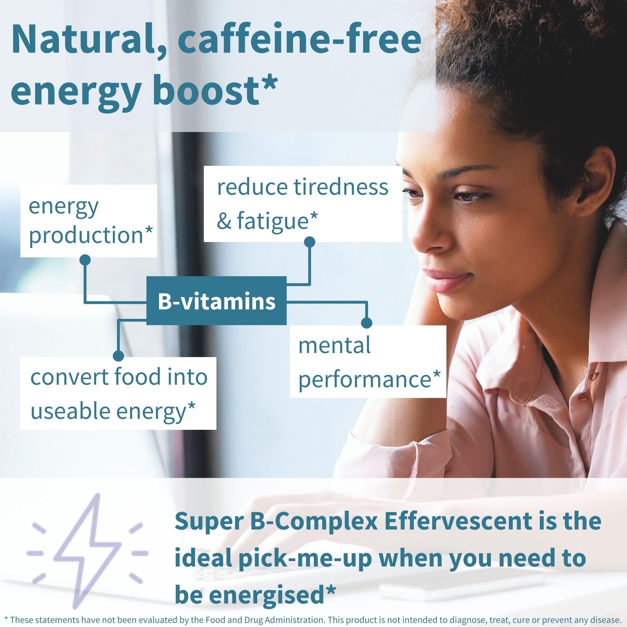 Igennus Super B-Complex Methylated Liquid B-Vitamin Effervescent Supplement, Fast Action Energy Drink, Caffeine & Sugar-Free, Orange Flavor, Vegan, 20 Tablets