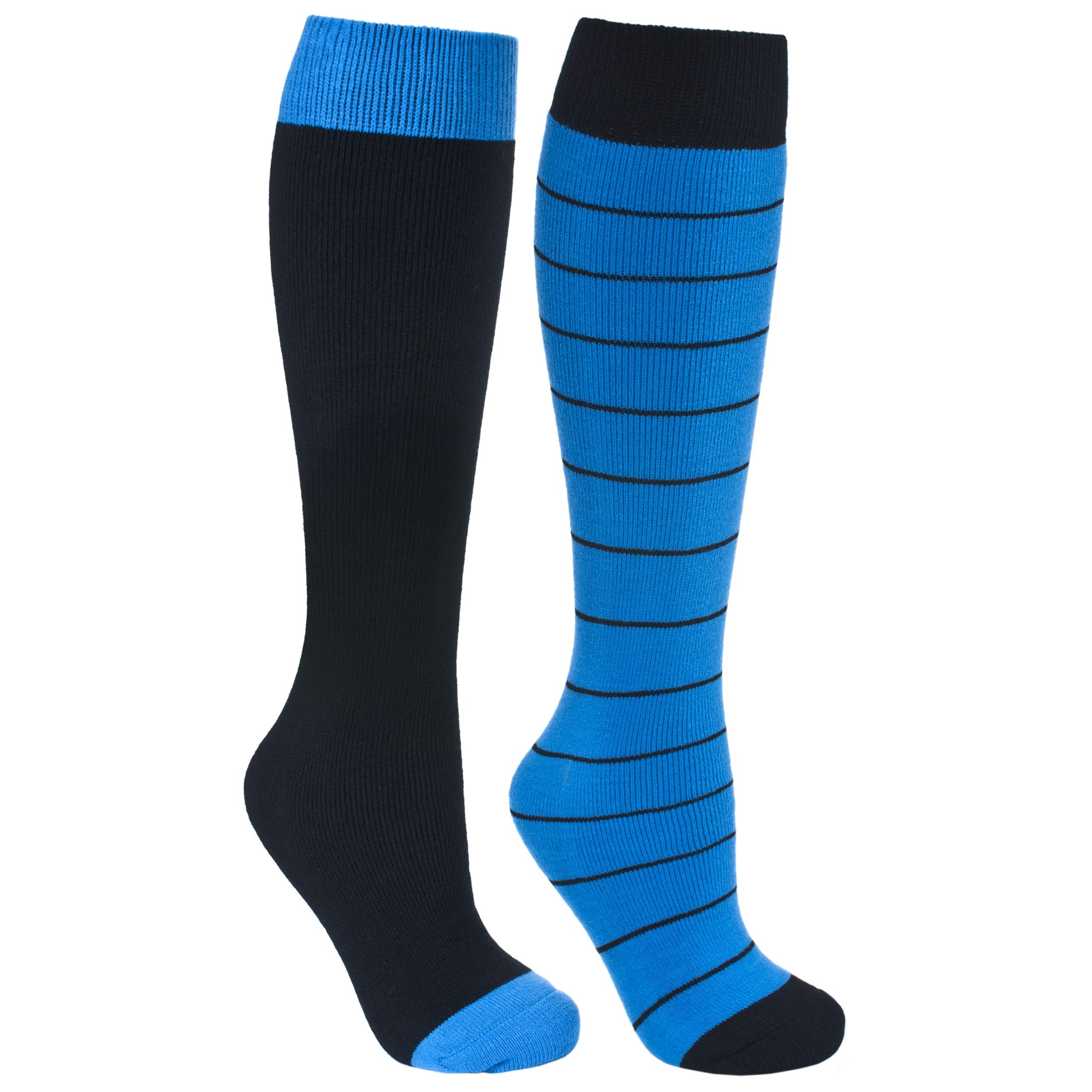 Trespass Toppy Mens Ski Tube Hiking Casual Socks Longer Length 2 Pair Pack