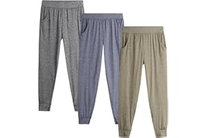 Sweet Hearts Girls' Sweatpants - 3 Pack Performance Jogger Pants with Pockets - High Waisted Jogger Sweatpants: Made in USA