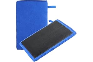 Giantree Clay Mitt - Auto Detailing Microfiber Clay Bar, Medium Grade, Blue