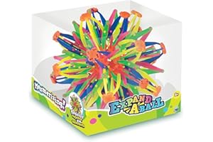 THE ORB FACTORY ORB Curiosities Jumbo Expand-A-Ball - More Than Doubles in Size from 6" to 14"- Expandable Sensory & Fidget Sphere and Breathing Ball Toy - Great for Breathing Exercises and Play for Kids and Adults
