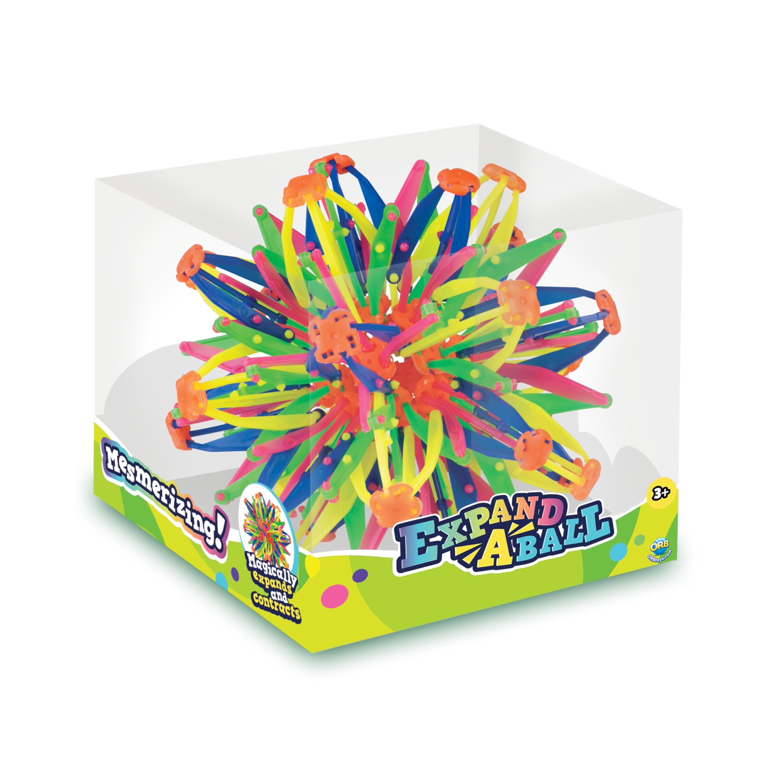 Photo 1 of ORB Curiosities Jumbo Expand-A-Ball - More Than Doubles in Size from 6" to 14"- Expandable Sensory & Fidget Sphere and Breathing Ball Toy - Great for Breathing Exercises and Play for Kids and Adults