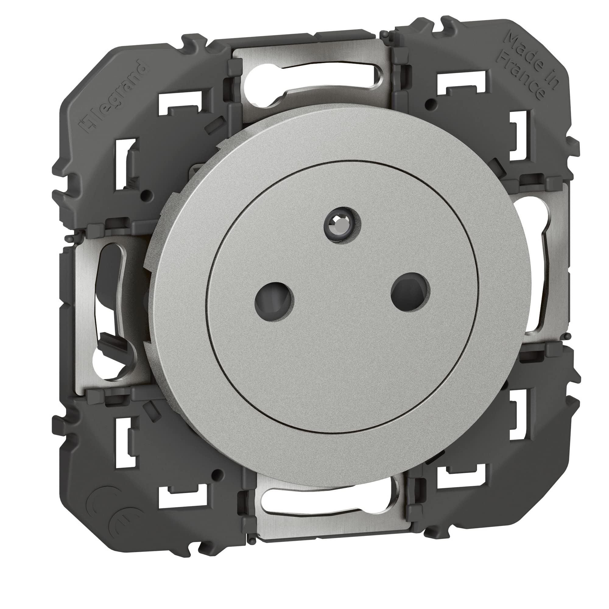 Legrand DOOXIE LEG95245 2P Aluminium Surface-Mounted Socket with Earth