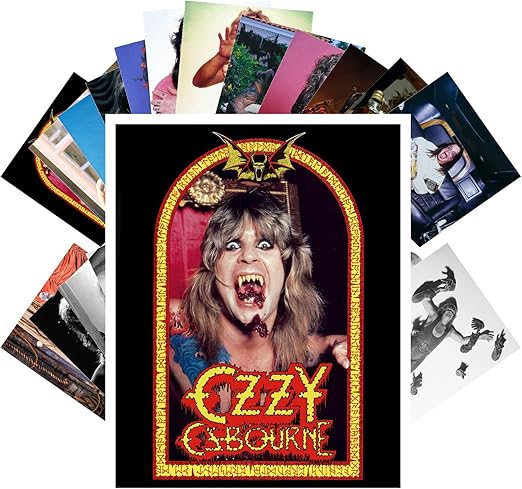 Amazon.com: Postcard Set 24 cards OZZY OSBOURNE Posters Photos Vintage