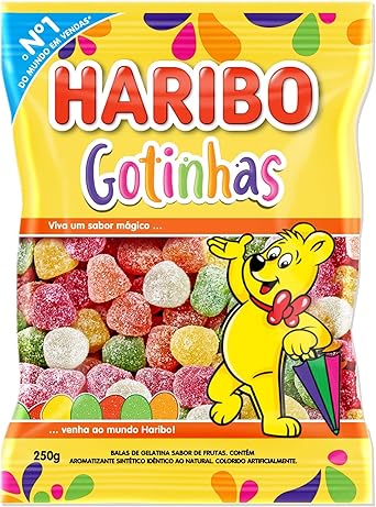 Bala de Gelatina Gotinhas