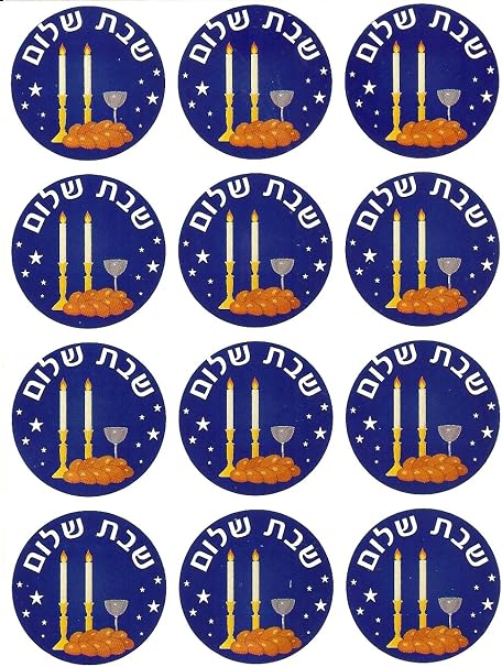 Amazon De Judaica Sabbat Schabbat Shalom Aufkleber Kinder