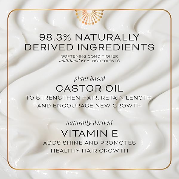 CHÉRIBÉ SOFTENING HAIR CONDITIONER – CHEBE COMPLEX + CASTOR OIL – STRENGTHENING CONDITIONER PROMOTES GROWTH, BOND REPAIR, & LENGTH RETENTION FOR ALL TEXTURES 2A-4C & POROSITIES, SULFATE FREE, 8 FL OZ