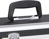 Yaheetech 12 Inch LP Storage Case Vinyl Record Carrier Holds 50 Black view 7