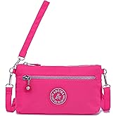 AOCINA Small Wristlet Wallets for Women RFID Blocking Crossbody Purses Nylon Cell Phone Bag for Daily Travel
