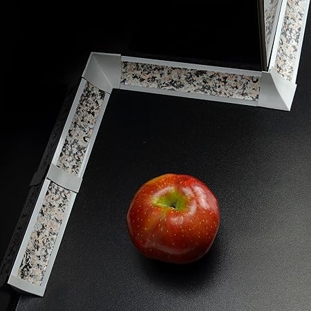 [DQ-PP] MUSTER Winkelleisten Granit für Küchen 23mm x 23mm Arbeitsplatten Grundprofil Abschlussleiste