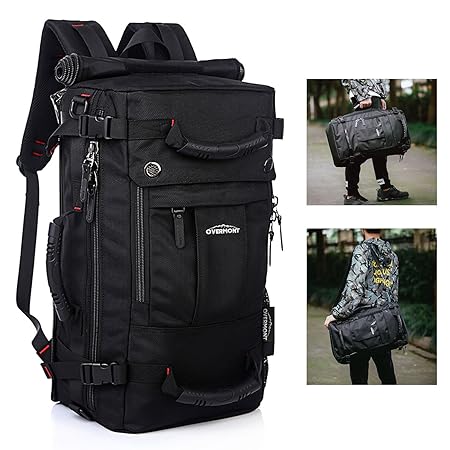 Overmont Herren Rucksack Reiserucksack Wanderrucksack 17' Laptoprucksack Daypack Rucksack Schultasche Multifunktional Großer 