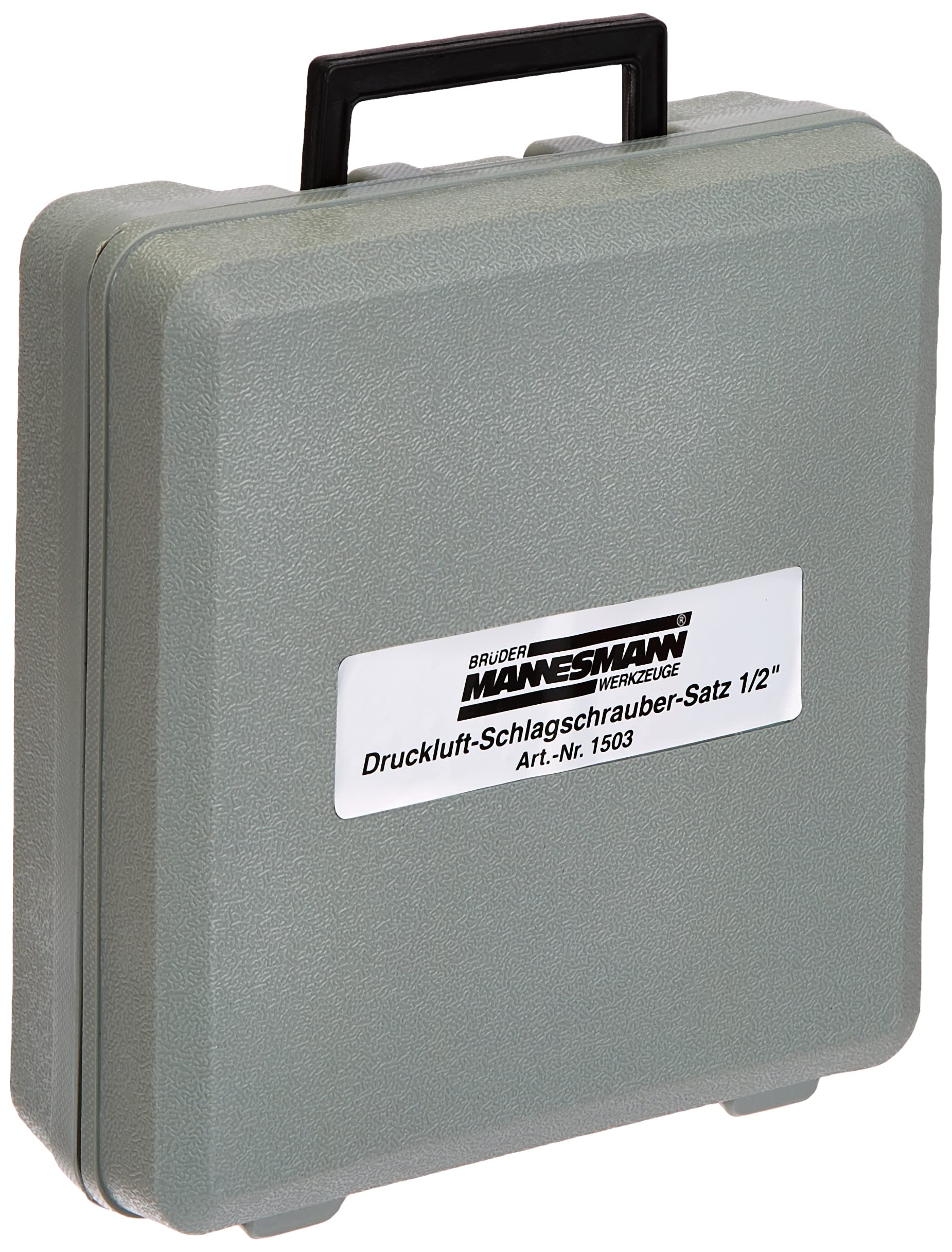 Mannesmann Pneumatic Impact Wrench Set ½ inch, Set of 15.M1503