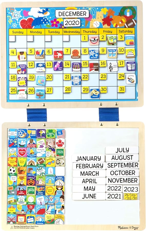 melissa and doug calendar amazon