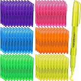 Thenshop 150 Pcs Highlighters Bulk 6 Assorted Colors Chisel Tip Markers | No Bleed Quick Dry, Back to School Classroom Teacher Office Bible Study Supplies, Yellow Pink Blue Orange Green Purple
